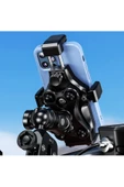 Nukrotech M25 Titreşim Modüllü Motosiklet İçin Telefon Tutucu - 5