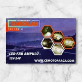 CMSOLAR Pro Seri 9012/HIR2 55W 15.000 Lümen 6500K Beyaz Işık Led Far Ampulü - 2