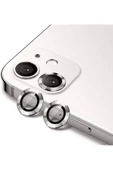 Iphone 11 Uyumlu  Metal Çerçeveli 2'li Kamera Lens Koruyucu - 1