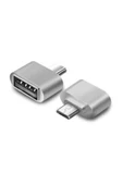 Android Telefonlar Için Mikro Usb Otg Usb Flash Bağlama Adaptörü - 1