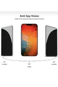 Iphone 11 Uyumlu Kaliteli Kırılmaz Cam Privacy Hayalet Tam Kaplayan Ekran Koruyucu - 3