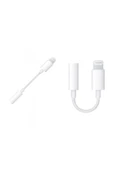 Iphone 7 8 X Plus Uyumlu Kulaklık Çevirici Lightning Aux Dönüştürücü Cevirici Kablo - 1