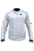 Xspeed X-evo Yazlık Fileli Korumalı Motosiklet Montu Yeni Sezon Gri - 3