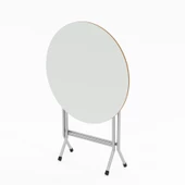 Eportatif Katlanır Masa ve 2 Adet Sandalye Seti Beyaz 1457 thumbnail 7