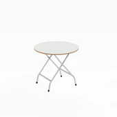 Eportatif Katlanır Masa ve 2 Adet Sandalye Seti Beyaz 1457 thumbnail 9