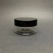 50 Ml Siyah Kapaklı  Pet Kavanoz , 50 Cc Plastik Krem Kavanozu x 6 Adet thumbnail 2