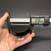 50 Ml Siyah Kapaklı  Pet Kavanoz , 50 Cc Plastik Krem Kavanozu x 6 Adet thumbnail 4