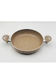 CANTEF22 CM YANMAZ YAPIŞMAZ ÇİFT SAPLI TEFLON TAVA SAHAN - 1