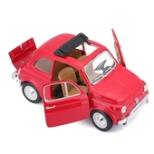 22099 Burago Fiat 500L 168 Kırmızı 1:24 -Sunman - 3