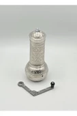 AKMETAL Kahve Öğütücü El Değirmeni Gümüş Renk Yeni Model - 2