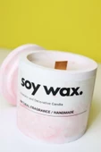 ESS Pembe Tasarım Bardak Soya Mumu - 2