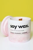 ESS Pembe Tasarım Bardak Soya Mumu - 5