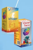 VİTANET Multivitamin ve Mineral 30 Tablet + Vitanet Focus Multivitamin Çocuk Şurubu - 1