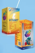 VİTANET Multivitamin ve Mineral 30 Tablet + Vitanet Kids Multivitamin Çocuk Şurubu - 1