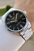 Casio CSISTE102 Kadranı Siyah Kordonu Gümüş Renk Hediye Paketli Erkek Kol Saati thumbnail 4