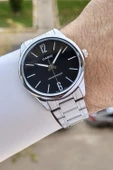 Casio CSISTE102 Kadranı Siyah Kordonu Gümüş Renk Hediye Paketli Erkek Kol Saati thumbnail 1