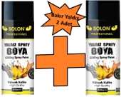 2 Adet Bakır Yaldız Sprey Boya 400 Ml - 1