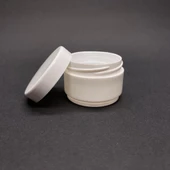 25 Ml Kapaklı Beyaz Krem Kavanozu , 25 Cc Boş Plastik Krem Kutusu x 10 Adet - 2