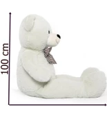 100 cm Peluş Ayı -Sevdiklerinize Özel Hediyelik Peluş Ayıcık, % 100 YERLİ -Premium Kalite thumbnail 4