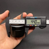 25 Ml Kapaklı Siyah Krem Kavanozu , 25 Cc Boş Plastik Krem Kutusu x 10 Adet - 3