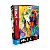 500 Parça Puzzle - Colorful Dog (Renkli Köpek) - 1