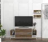 Dekorister Magic Tv Ünitesi Beyaz-Ceviz - 1