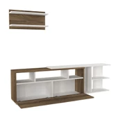 Dekorister Beste Tv ünitesi Beyaz-Ceviz thumbnail 5