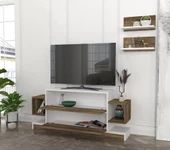 Dekorister Magic Tv Ünitesi Beyaz-Ceviz - 3