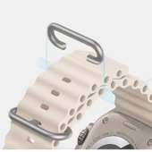 Apple Watch Ultra 2 49mm Redclick Krd-75 Terletmez Dalgalı Tasarım Silikon Kordon thumbnail 3