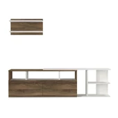 Dekorister Beste Tv ünitesi Beyaz-Ceviz thumbnail 6