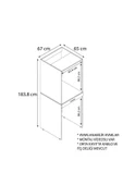 Mirobi Velmor Banyo Dolabı Çamaşır ve Kurutma Makinesi Dolabı Antrasit - 4