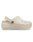 Crocs Classic PlatformLined Clog Bone Kadın Platform Terlik 207938-2Y2 - 1