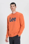 Lee Regular Fit Normal Kesim %100 Pamuk Sıfır Yaka Sweatshirt - 1