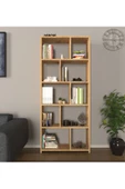Mirobi Cordoba 5 Raflı 10 Bölmeli Kitaplık Dekoratif Modern Kitaplık, Rivoli - 1