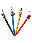 Avengers Süper Kahramanlar Örümcek Adam Batman Ironman Kaptan Amerika 0.7 mm Uçlu Versatil Kalem (1 Adet) - 1