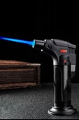 2 Adet Pürmüz Doldurulabilir Çakmak 1300°C Torch Depolu Orta Boy Pürmüz - 4