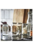 IKEA CITRONHAJ cam paslanmaz çelik 35 cl baharat kavanozu 4 adet - 4