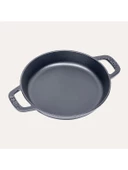 SÜREL Demir Döküm Yuvarlak Sahan Tava 16 cm Siyah - 2