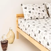 Soley | Mix & Match | Lover | %100 Pamuk Tek Kişilik Çarşaf Seti - 2