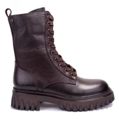 Hammer Jack 10224640 Sherly Kahve Ortopedik Günlük Deri Kadın Bot - 3