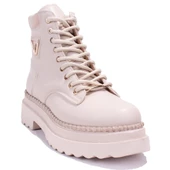 Dagoster DZA07-122435 Bej Günlük Düz Taban Kadın Bot - 1