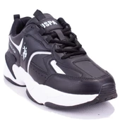 U.s Polo Assn Isabella Siyah Beyaz Ortopedik Günlük Kadın Spor Ayakkabı - 1