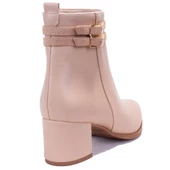 Dagoster DZA07-928565 Nut Klasik Topuklu Kadın Bot - 4