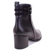 Dagoster DZA07-928565 Siyah Klasik Topuklu Kadın Bot - 4