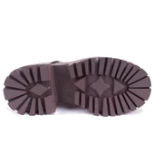 Dagoster DZA07-12531530 Kahve Günlük Düz Taban Kadın Bot - 4