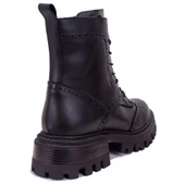 Dagoster DZA07-12531530 Siyah Günlük Düz Taban Kadın Bot - 4