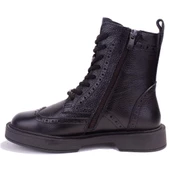 Hammer Jack 8309951 Clee Siyah Ortopedik Günlük Düz Topuk Deri Kadın Bot - 3