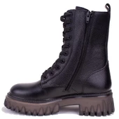 Hammer Jack 10224640 Sherly Siyah Ortopedik Günlük Deri Kadın Bot - 3