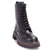 Hammer Jack 10224640 Sherly Siyah Ortopedik Günlük Deri Kadın Bot - 1