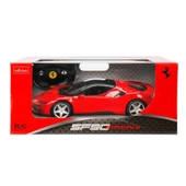 114 Ferrari SF90 Stradale Işıklı Uzaktan Kumandalı Araba 34 Cm Kırmızı - 6